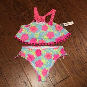 NWT Girls Nicole Miller Swimsuit